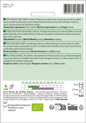 Wurzelpetersilie Halblange, Bio
